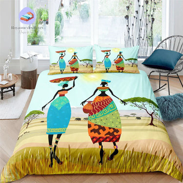 Housse de Couette Africaine Savane